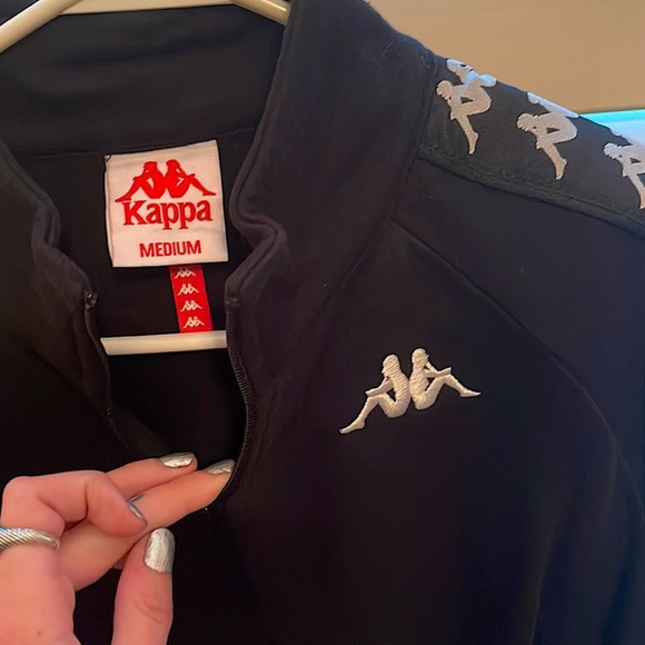KAPPA quarter zip sweatshirt 🖤 - Picture 3 of 3